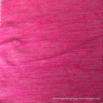 Cationic jersey Fluorescent Pink fabric
